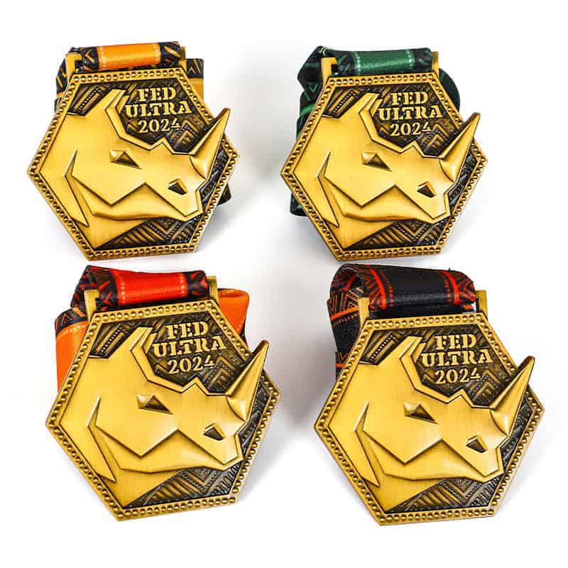 fed ultra 2024 custom race medal metal